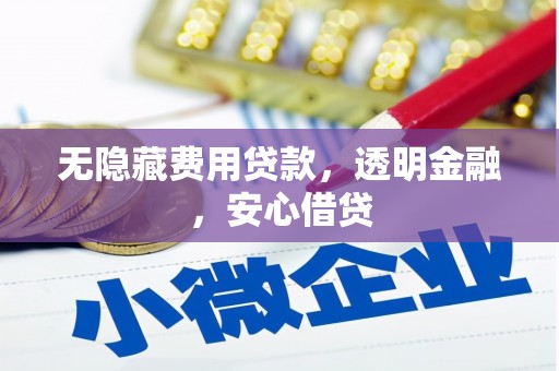 封丘无隐藏费用贷款，透明金融，安心借贷