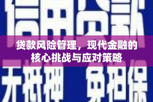 封丘贷款风险管理，现代金融的核心挑战与应对策略