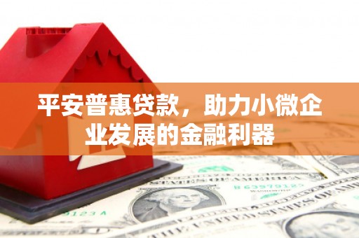 封丘平安普惠贷款，助力小微企业发展的金融利器