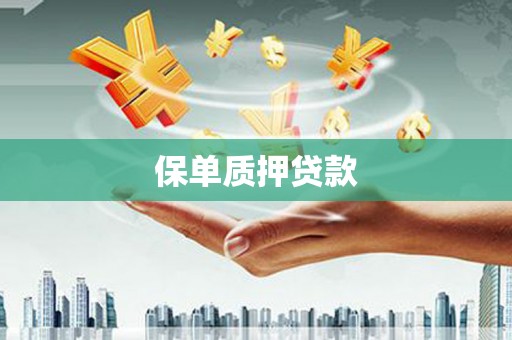 封丘保单质押贷款